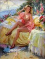Pretty Lady KR 019 Impressionist nude